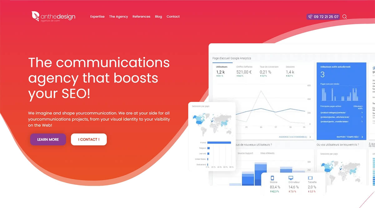 Anthe Design - Best Digital marketing agency france